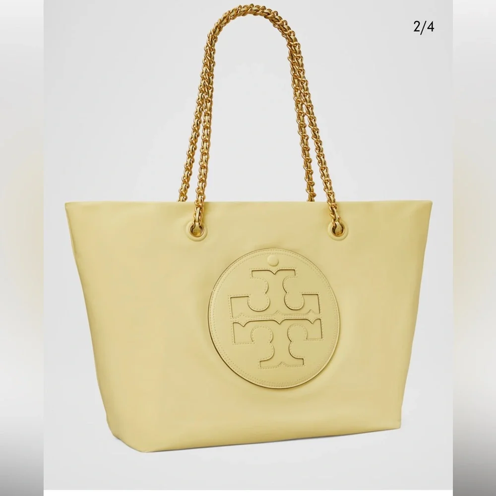 Tory Burch Ella Leather Chain Tote Bag
